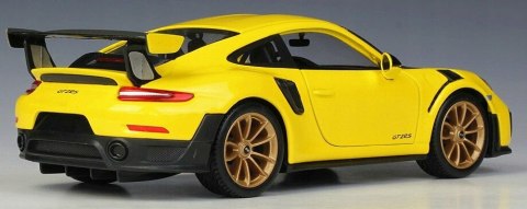 PORSCHE 911 GT2 RS zółty 1:24 model Maisto 31523 PORSCHE 911 GT2 RS zółty 1:24 model Maisto 31523