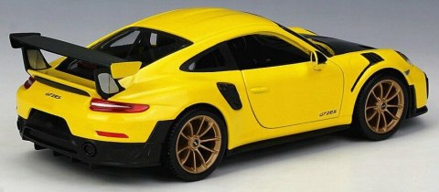 PORSCHE 911 GT2 RS zółty 1:24 model Maisto 31523 PORSCHE 911 GT2 RS zółty 1:24 model Maisto 31523
