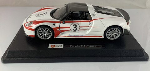 PORSCHE 918 Spyder Weissach #3 1:24 BBurago 28009 PORSCHE 918 Spyder Weissach #3 1:24 BBurago 28009