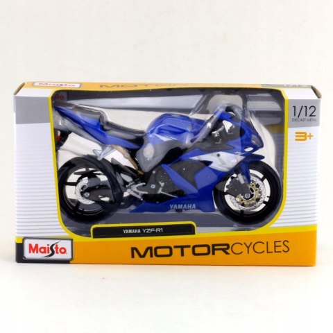 YAMAHA YZF-R1 motocykl model 1:12 Maisto 68290 YAMAHA YZF-R1 motocykl model 1:12 Maisto 68290